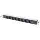 PDU 8 Power Distribution Unit CEE 7/3, 16A, Plug CEE7/7